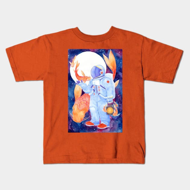 Sky Diver Kids T-Shirt by coffeecakecafe